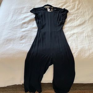 Reformation Black jumper with open back